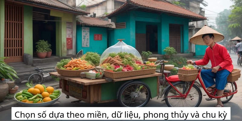 Chọn số dựa theo miền, dữ liệu, phong thủy và chu kỳ