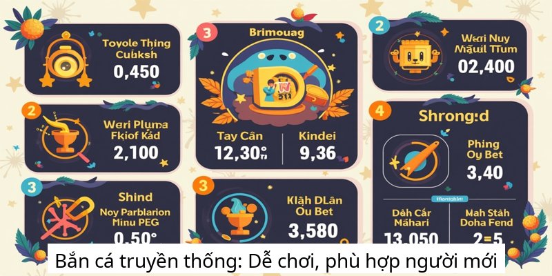 Bắn cá truyền thống: Dễ chơi, phù hợp người mới