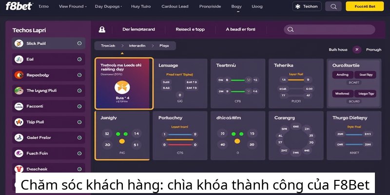 Chăm sóc khách hàng: chìa khóa thành công của F8Bet