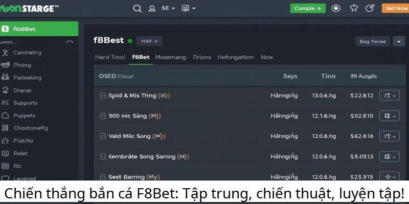 Chiến thắng bắn cá F8Bet: Tập trung, chiến thuật, luyện tập!