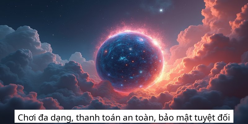 Chơi đa dạng, thanh toán an toàn, bảo mật tuyệt đối