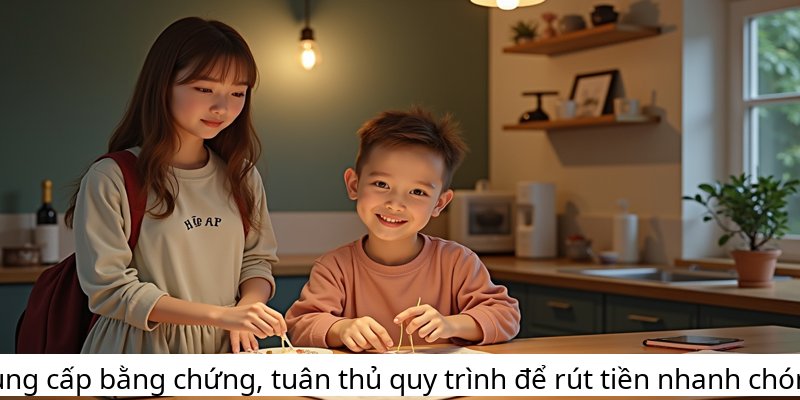 Cung cấp bằng chứng, tuân thủ quy trình để rút tiền nhanh chóng