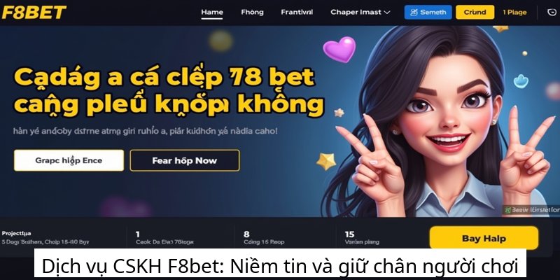 Dịch vụ CSKH F8bet: Niềm tin và giữ chân người chơi