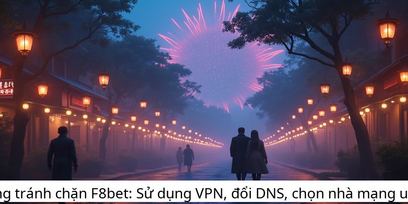 Phòng tránh chặn F8bet: Sử dụng VPN, đổi DNS, chọn nhà mạng uy tín.